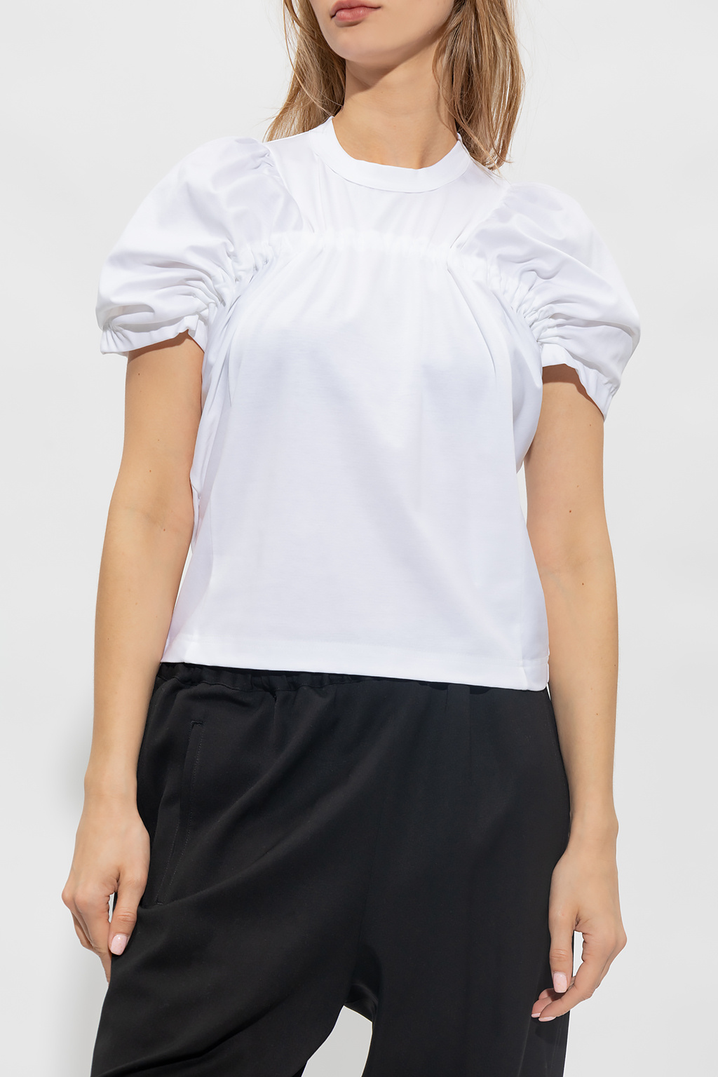 Comme des Garçons Noir Kei Ninomiya Draped T-shirt | Women's